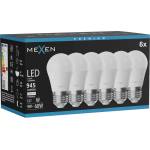 Mexen Nova 6x LED Крушка E27, G45, 9W, Неутрална - 4000K, 945 lm - L101-E27-0940-01x06 (L101-E27-0940-01x06)
