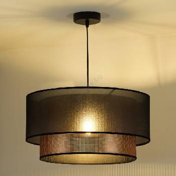 Image 1 of Duolla - Пендел COPPER SHINY 1xE27/15W/230V Ø 45 см кафяв/меден (DU603294)