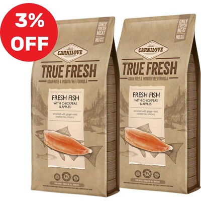 Carnilove True Fresh Fish for Adult dogs 2 x 11,4 kg