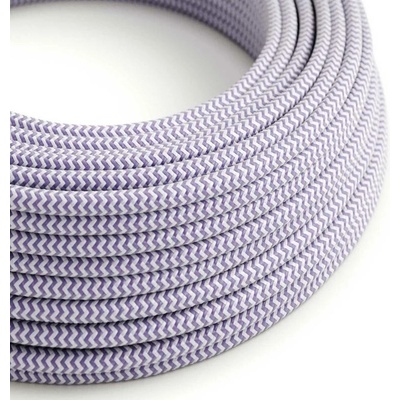 Crative Cables RZ07 lilavo 2x0,75mm² bílý 1 m