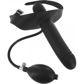 Image 1 of Master Series Inflatable Gag with Dildo
