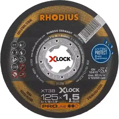 Rhodius Rezný kotúč 125 x 1,5 x 22,23 mm 211208