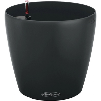 Lechuza Samozavlažovací kvetináč Classico Color Eco 21 tm.sivý 21,5 x 20,5cm