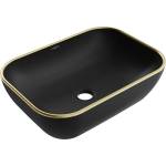 Mexen Rita 45x32 cm matt black/gold (21084575)