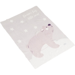 Cangaroo Бебешко одеяло Cangaroo - Dreamy bear, 75 х 100 cm, сиво (111870) - ozone