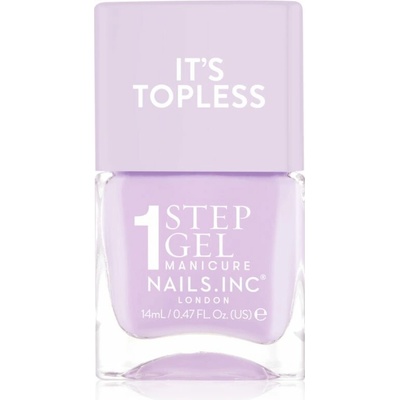 Nails Inc. It’s Topless gélový lak na nechty pre dlhotrvajúci efekt odtieň Hailey 14 ml