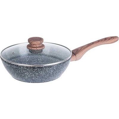 KINGHoff Granitový wok Granite Wood 24 cm
