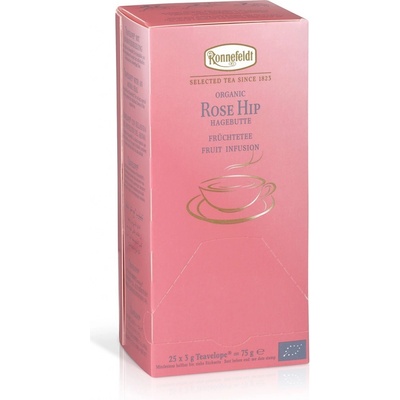 Ronnefeldt Teavelope Rose Hip Bio čaj 25 x 1,5 g