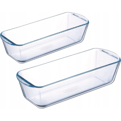 Pyrex Sada 2 žáruvzdorných forem na chlebíčky 28 a 31 cm