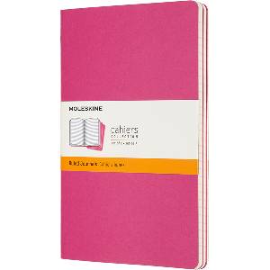 Moleskine Тетрадки с редове Moleskine Cahier L розови 3 бр (CH016D17)