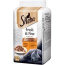 Krmivo pre mačky Sheba Fresh Fine Drůbeží variace 6 x 50 g