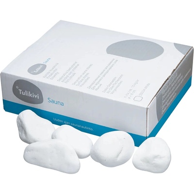 Tulikivi Dekorativní kameny Deco White 10kg 5-10cm – Zboží Dáma