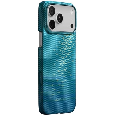 PITAKA Magsafe Калъф за iPhone 17 Pro, Pitaka Edge Lucid Blue Case, Син (KI1706AG)