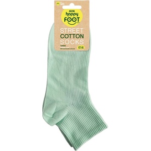AGIVA Мъжки чорапи с къс конч Agiva Happy Foottopia, Street, Пениран памук, Зелени, 43-46 (AGIVA-326)