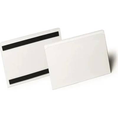 DURABLE Logistické vrecko, magnetické, A5, hotizontálne, DURABLE "HARD COVER", priehľadné