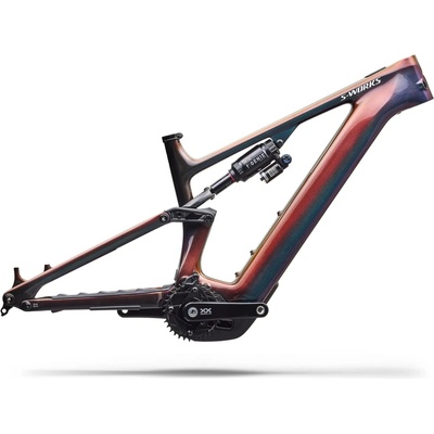 Rámová sada Specialized Levo S-Works Frameset G4 - metallic obsidian/cameleon spinel/metallic white silver 2027