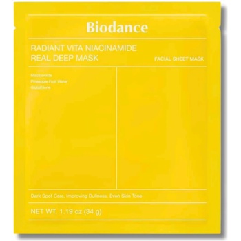 Biodance - Radiant Vita Niacinamide Real Deep Mask 34g