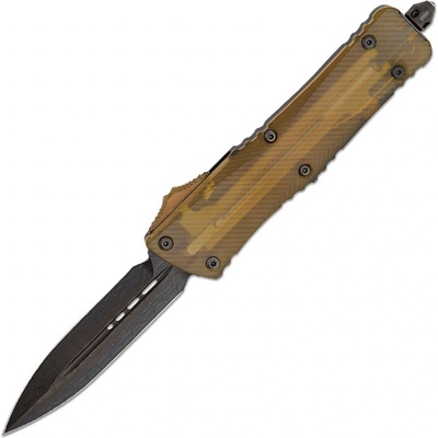 Microtech Combat Troodon D/E Damascus DLC STD Shadow 142-16DLCTULS