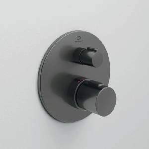 Ideal Standard Вграден смесител за душ Ideal Standard Ceratherm T100 Magnetic Grey без тяло за вграждане (A5813A5)
