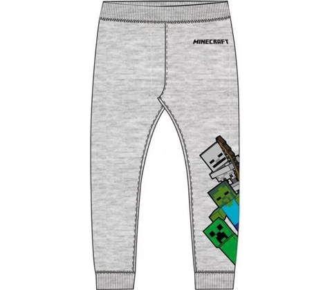 Minecraft 01 tepláky šedé