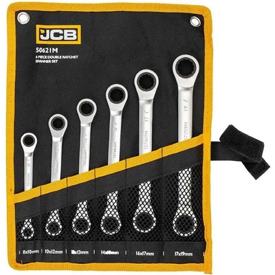 JCB Ключове звездогаечни с тресчотка, 8-19 мм, jcb 50621m, 6 бр (50621m)
