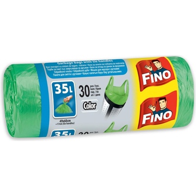 Fino Pytle s uchy 35 l 8 µm 30ks zelené