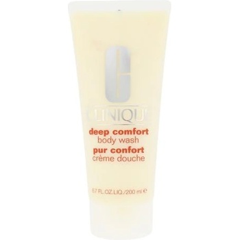 Clinique Deep Comfort нежен почистващ душ крем 200 ml за жени