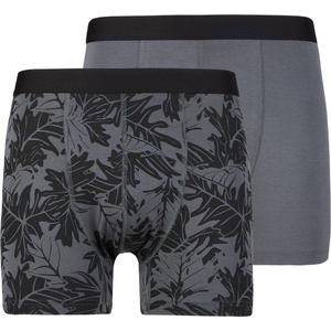 Stoic Мъжко синтетично термобельо Stoic TrosaSt. Boxer long 2-Pack Synthetic base layer - Ink Grey AOP / Black - размер M (014-2563-0112)