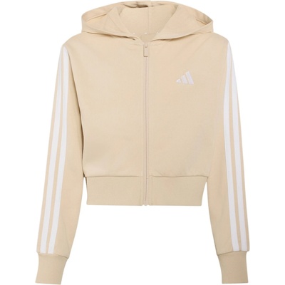 Adidas Детски суичър adidas Kid's Essentials Full Zip Hoodie Zip-up hoodie - Crystal Linen / White - размер 170 (EU) (704-6496-0215)