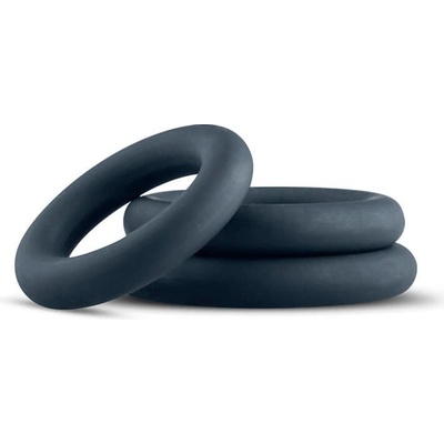 Boners 3-Piece Cock Ring Set Grey