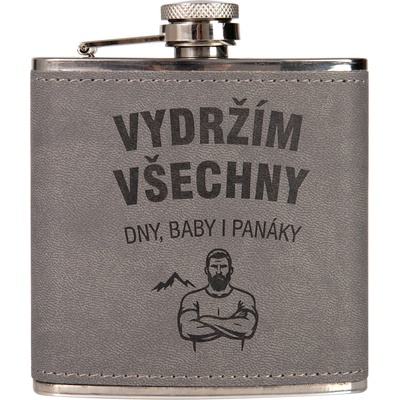 Ploskačka ALBI VYDRŽÍM VŠETKO Sivá,Strieborná,Tmavo sivá
