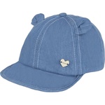 Mayoral Шапка с козирка Mayoral - С ушички, деним, размер 46 (25-10884-017-46) - baby