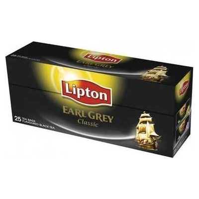 Lipton Čaj Earl Gray černý 25 x 2 g