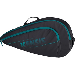 Kensis Tennis bag черно, тюркоазено (tennis bag 3_u25a)