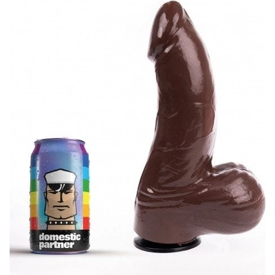Domestic Partner Grenadier Brown L, dildo s Vac U Lock přísavkou 25,5 x 8 cm