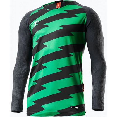 Pánske brankárske tričko T1TAN green/black 202023