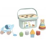 Tooky Toy Tooky Toy: 3 в 1 комплект за игра - дивите животни (TJ011)