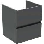 Ideal Standard Eurovit+ - Шкафче за умивалник, 55x50x44 см, 2 чекмеджета, лъскаво сиво R0256TI (R0256TI)