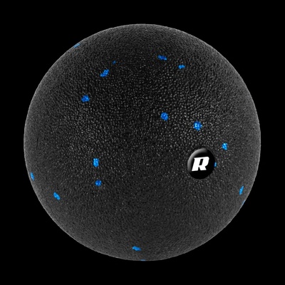 Rebel RBA-3055 Masážna loptička 12 cm, EPP, čierno-modrá
