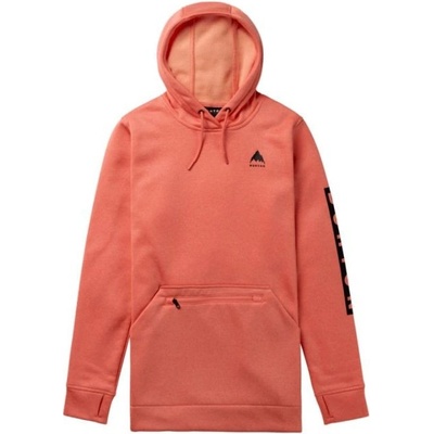 Burton Oak Long Pullover hoodie Peach echo heather