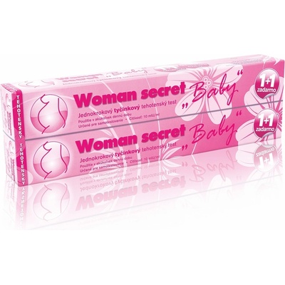 Woman Secret baby tehotenský test 1 x 2 ks