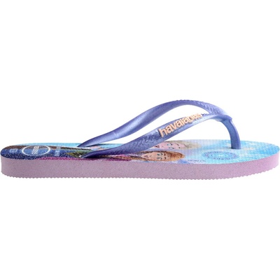 HAVAIANAS Dievčenské žabky KIDS SLIM PRINCESS svetlomodrá fialová mix