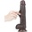 Lovetoy Sliding-Skin Dual Layer Dong LV317014 9.5" Brown