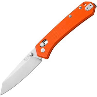 MKM YIPPER – MAGNACUT SATIN bld - ORANGE G10 hdl, CROSS BAR LOCK MK YP-GOR