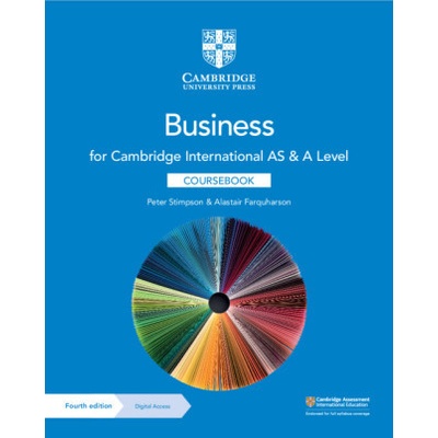 Cambridge International AS a A Level Business Coursebook with Digital Access 2 Years