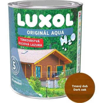 Luxol Originál Aqua 0,75 l tmavý dub