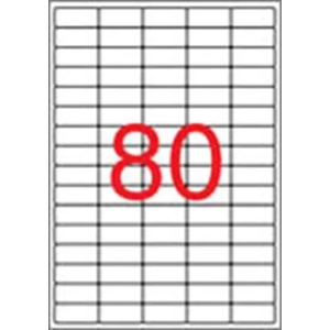 APLI Етикет, универсален, 35, 6x16, 9 mm, подвижен, заоблена пета, APLI, 2000 етикета в опаковка 10199 (10199)