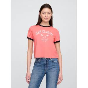 GAP Тениска GAP GAP | Rozov | ЖЕНИ | XXS