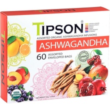 Tipson BIO bylinné čaje ASHWAGANDHA indický ženšen 60 porcí