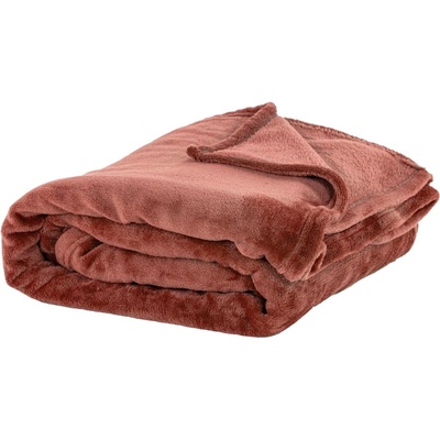 Tiseco Home Studio Одеяло от микроплюш в тухлен цвят 130x160 cm Cosy - Tiseco Home Studio (3227RUSSET)